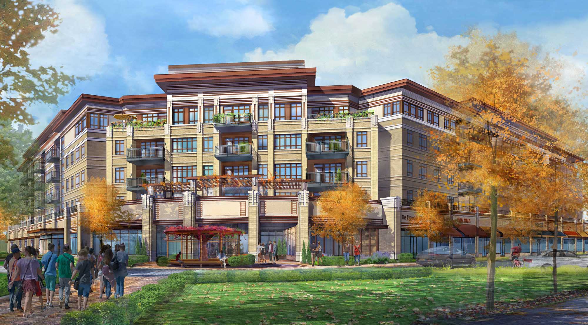 Olympia Fields redevelopment in Oconomowoc, Wisconsin